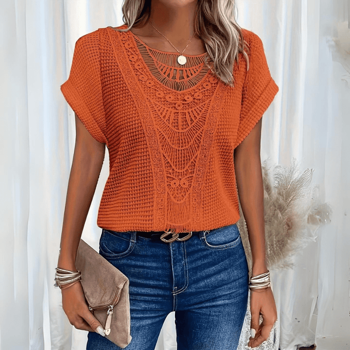 Fabiola vintage-style blouse, sixth view