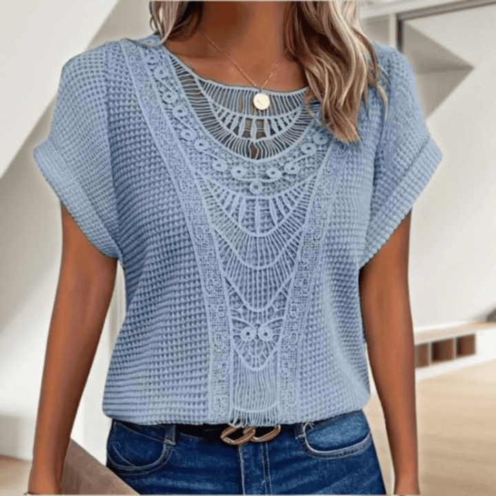 Fabiola vintage-style blouse, eighth view