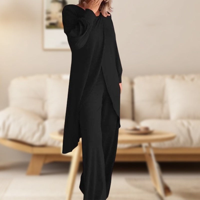Emmeline | Long Sleeve Wide Leg Lounge Set - product image 10