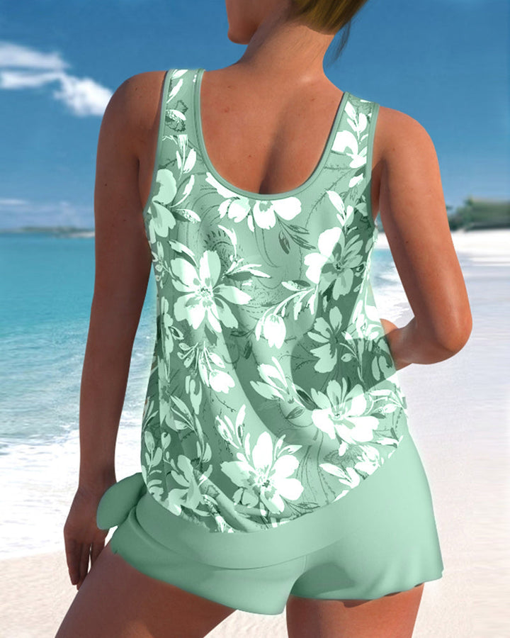 Noelle two piece tankini set, eighth view