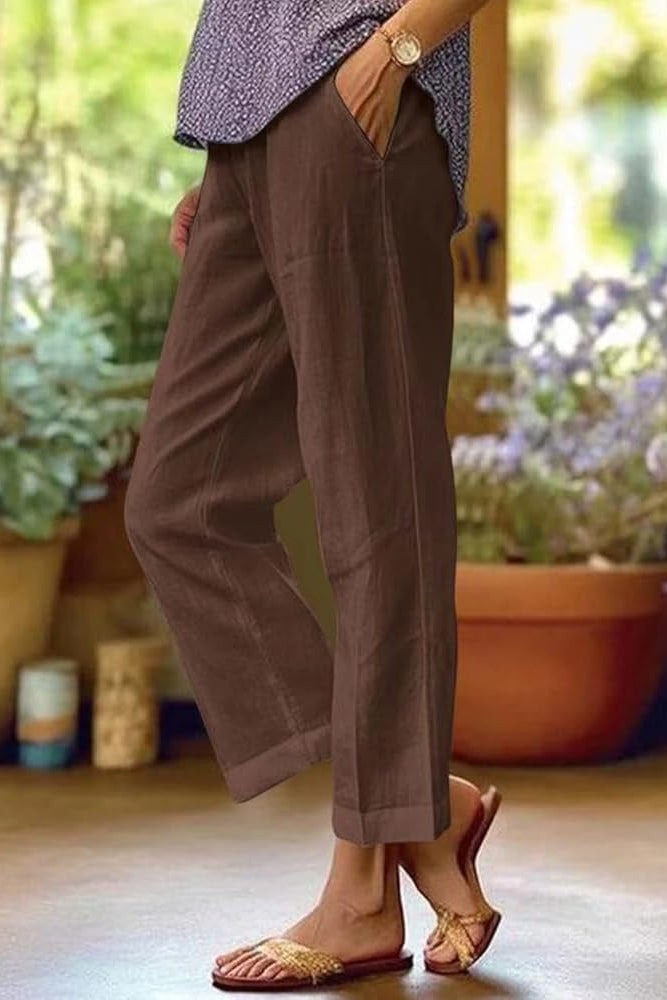 Maelys | Relaxed Wide Leg Summer Trousers - product image 3