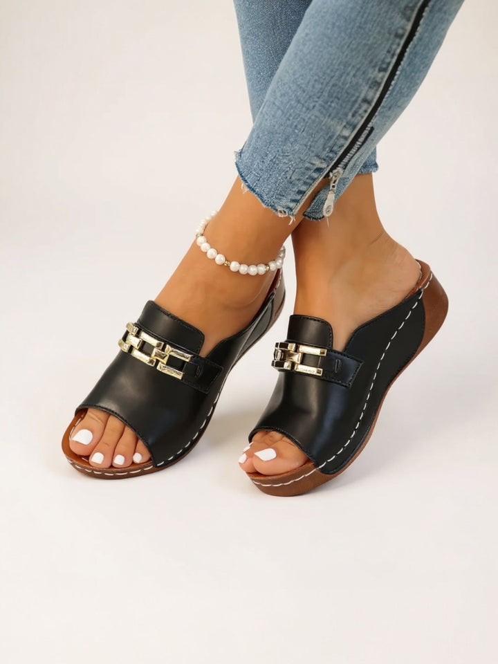 Romy | Cushioned Slip-On Sandals and Slides - product image 3