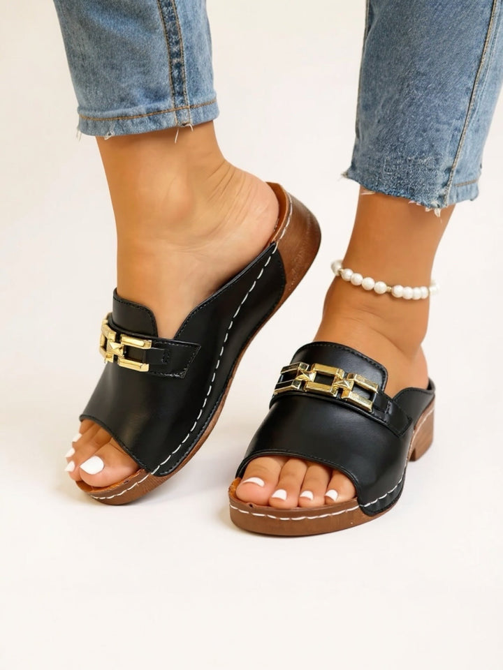 Romy | Cushioned Slip-On Sandals and Slides - product image 4