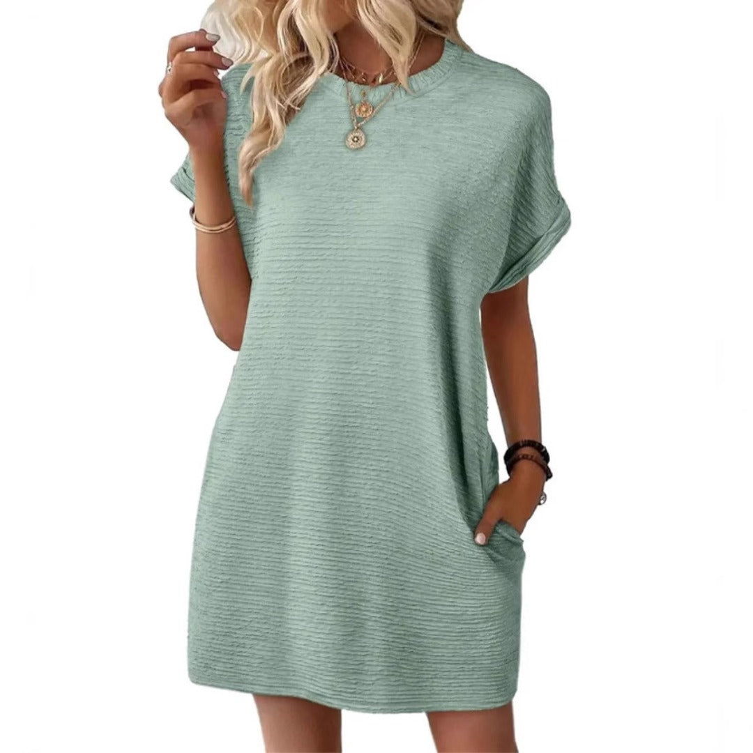 Honorine | Round Neck T-Shirt Mini Dress - product image 3