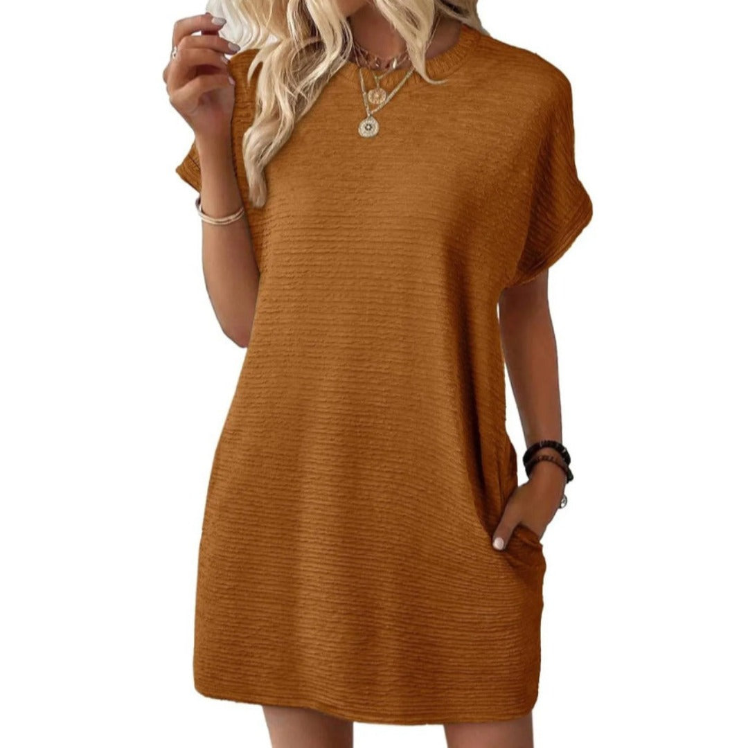 Honorine | Round Neck T-Shirt Mini Dress - product image 6