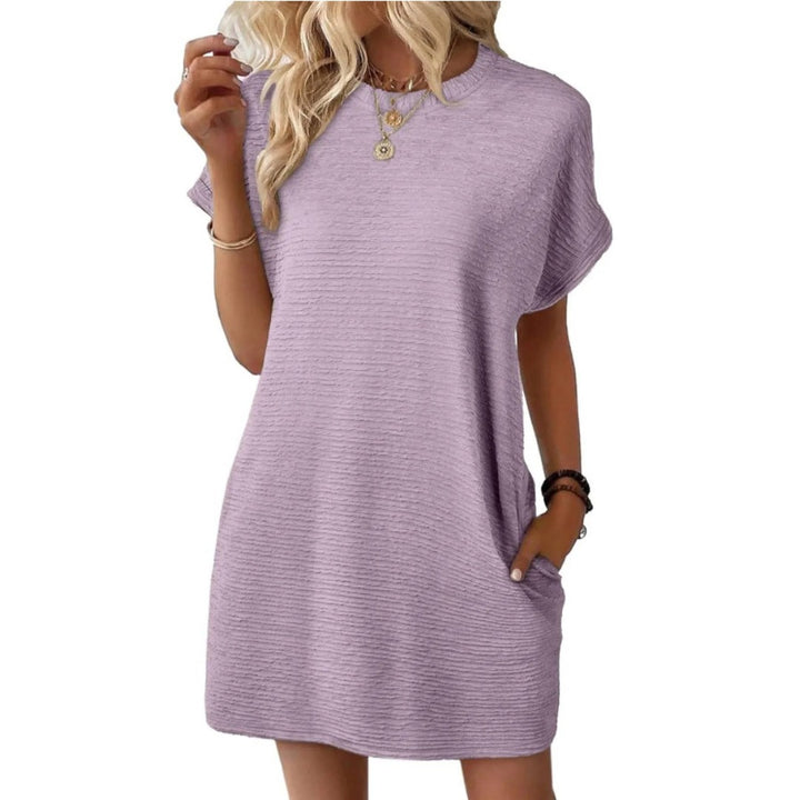 Honorine | Round Neck T-Shirt Mini Dress - product image 7