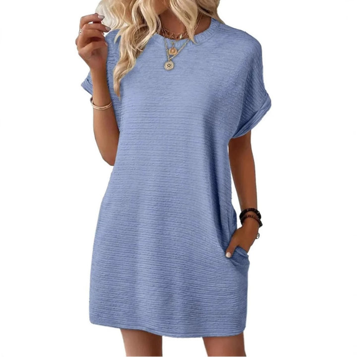 honorine round neck t shirt mini dress - product image 11