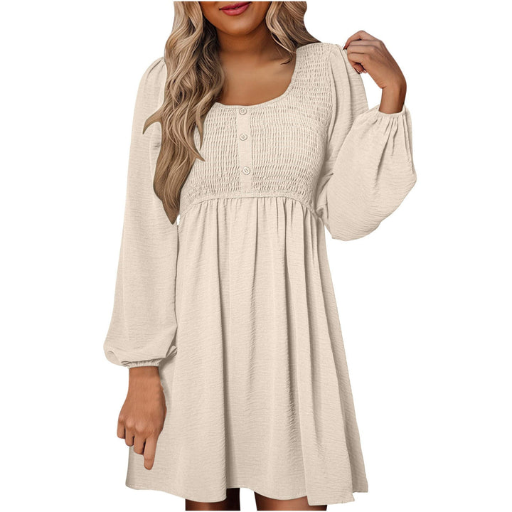 Perrine | Smocked Square Neck Puff Sleeve Mini Dress - product image 1