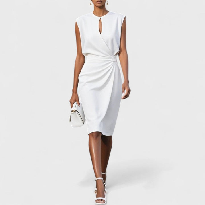 Lisette | V-Neck A-Line Midi Dress - product image 2
