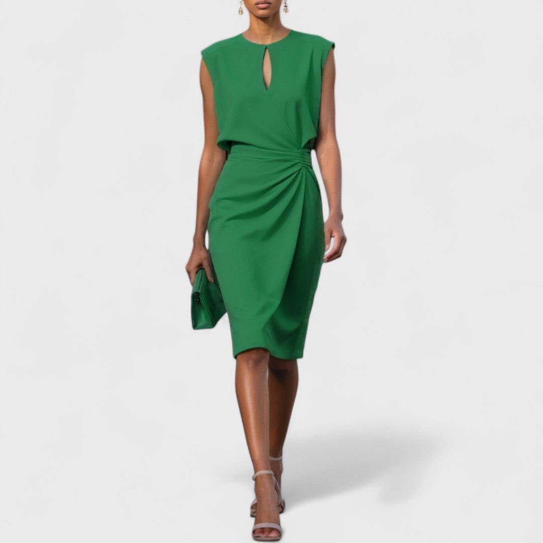 Lisette | V-Neck A-Line Midi Dress - product image 4