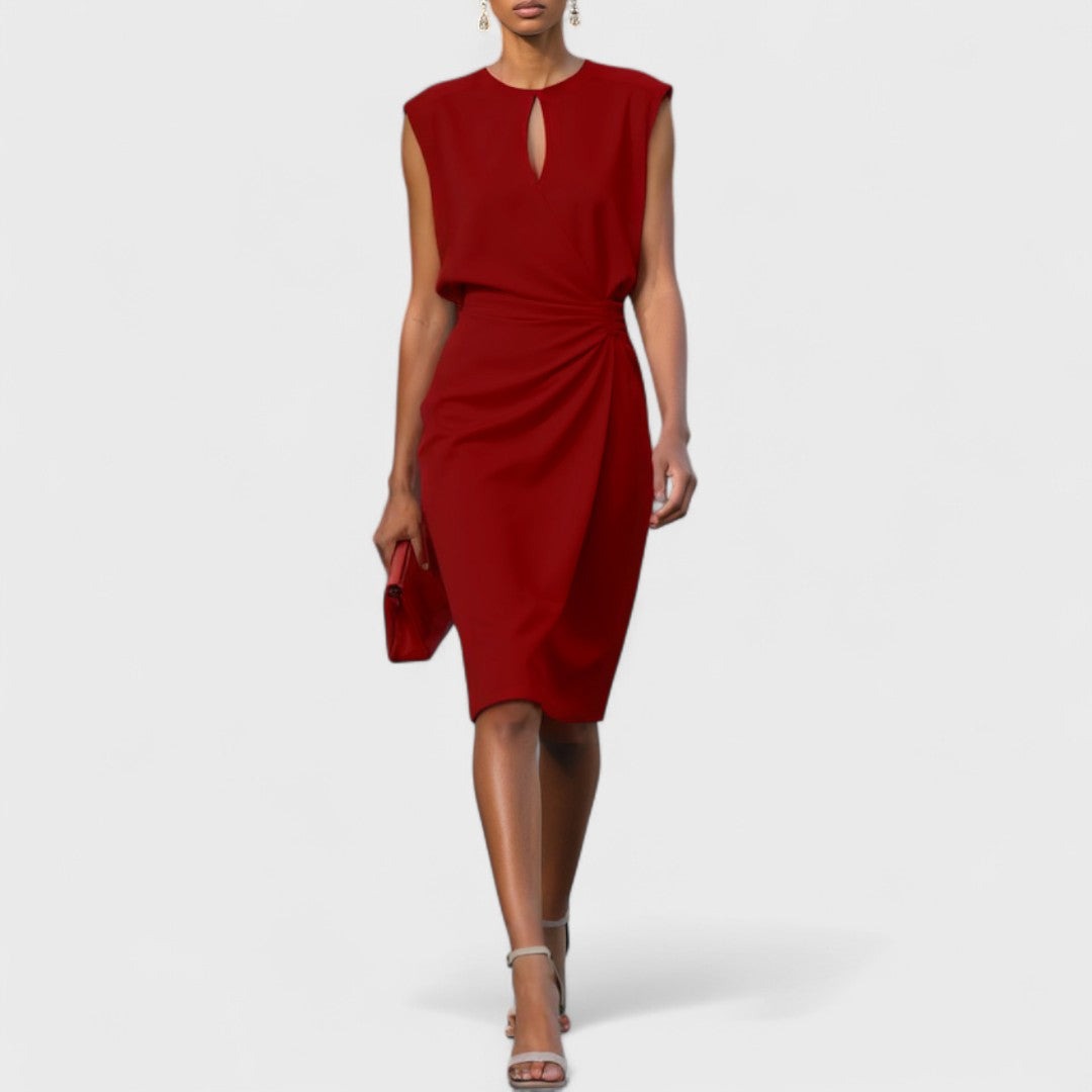 Lisette | V-Neck A-Line Midi Dress - product image 5