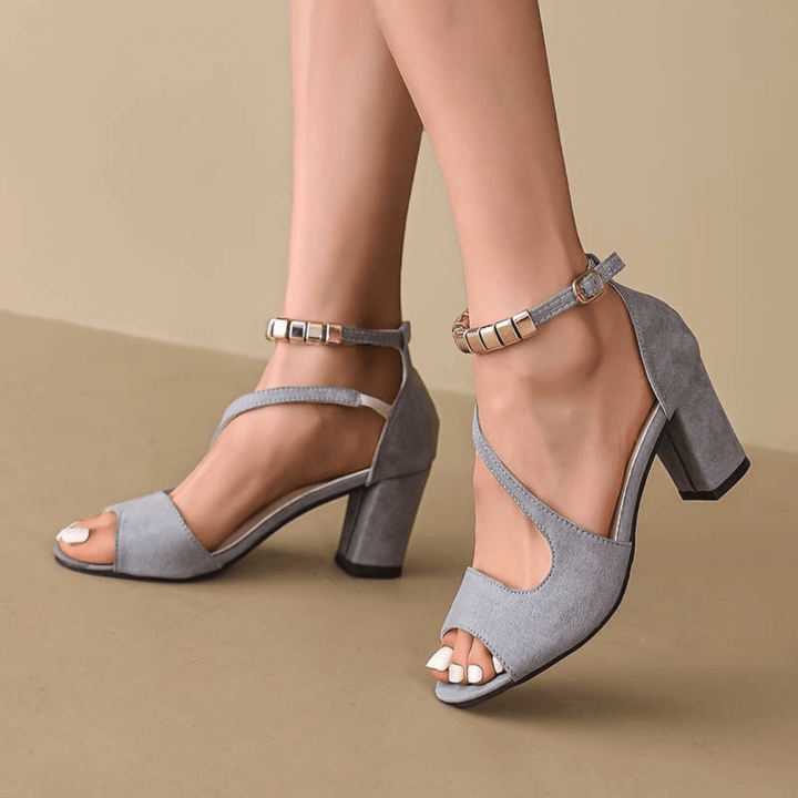 Angelica block heel heeled sandals, alternate view