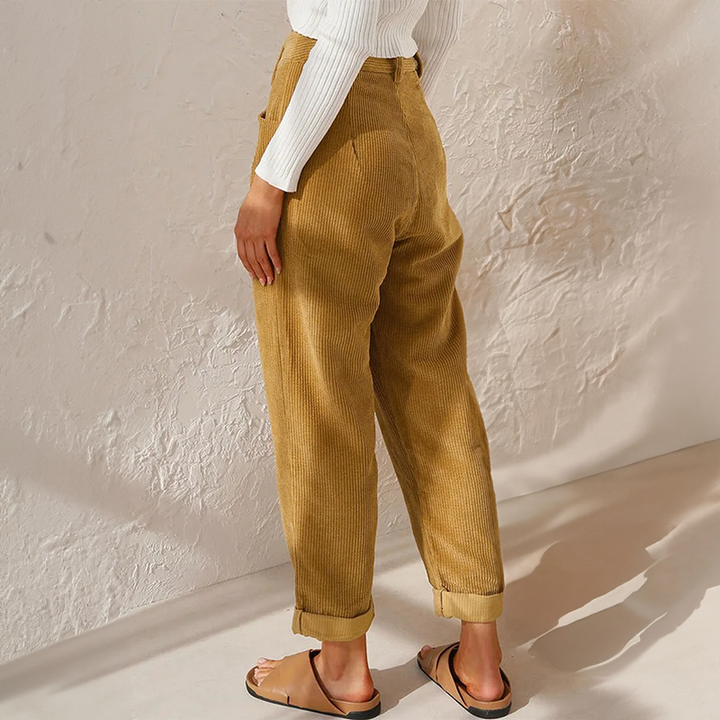 Heidi high waist corduroy pants, alternate view