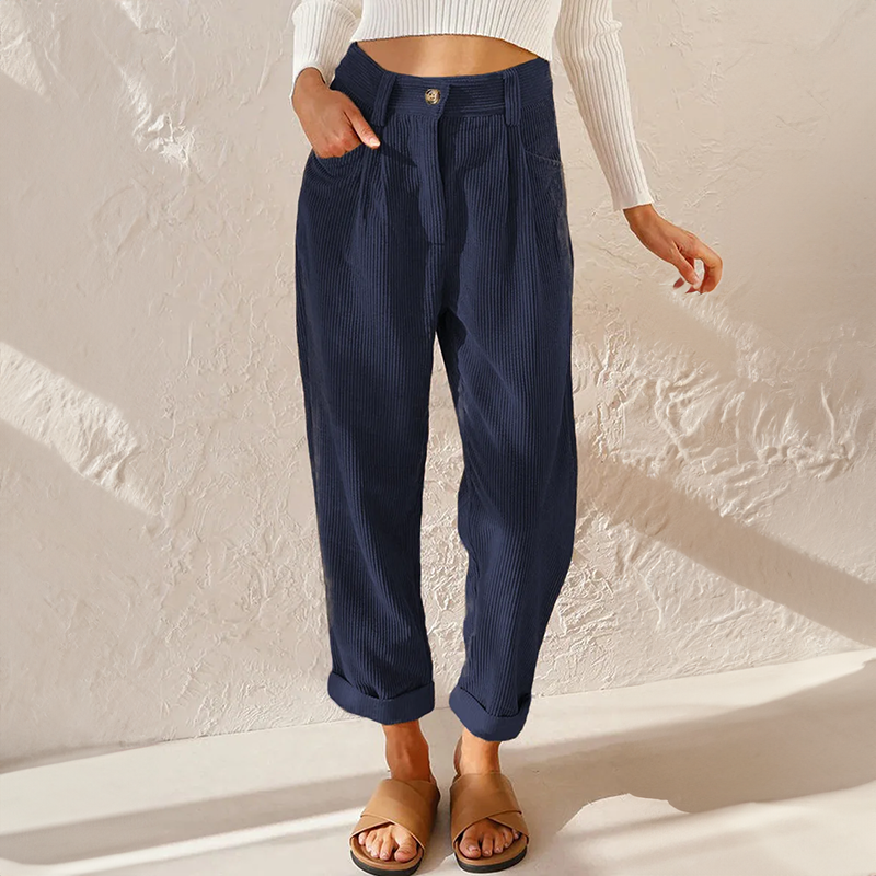 Heidi high waist corduroy pants, alternate view