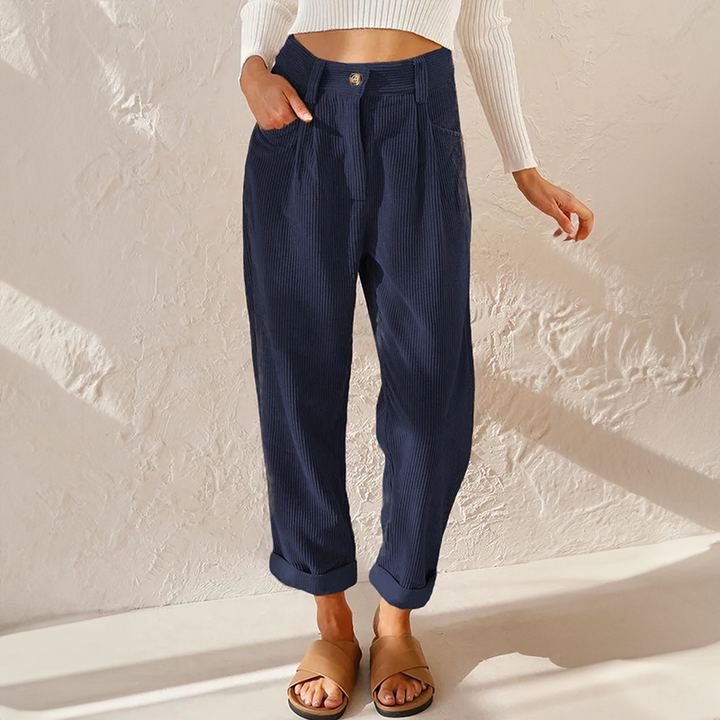 Heidi high waist corduroy pants, alternate view