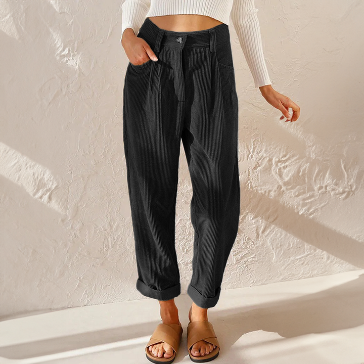 Heidi high waist corduroy pants, alternate view