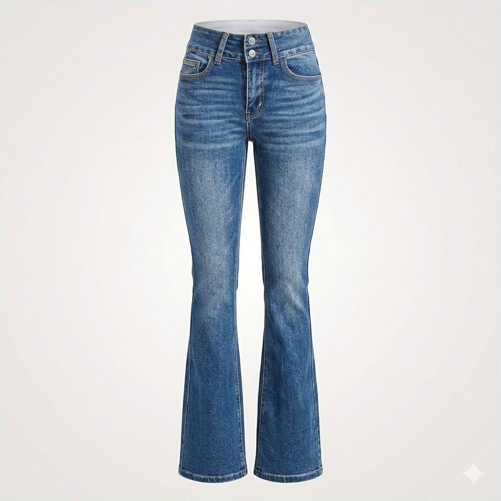 Marlene high waist sculpted flare jeans, alternate view
