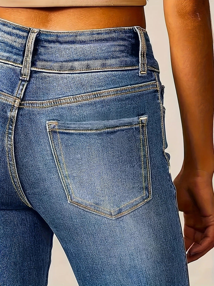 Marlene high waist sculpted flare jeans, alternate view