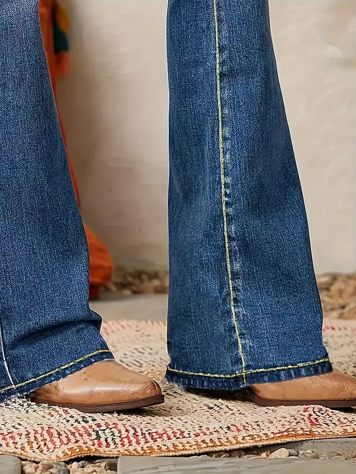 Marlene high waist sculpted flare jeans, alternate view