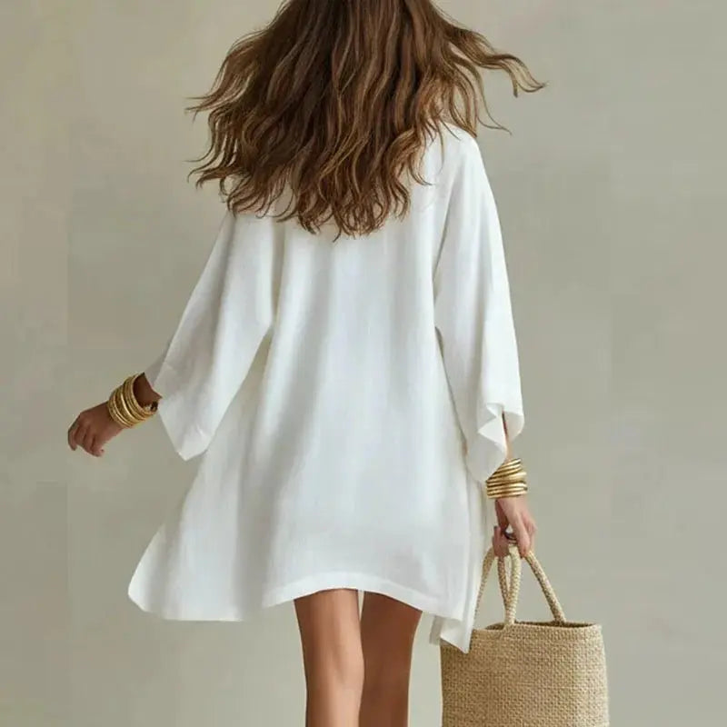 Phoebe linen 3 piece co-ord set, alternate view