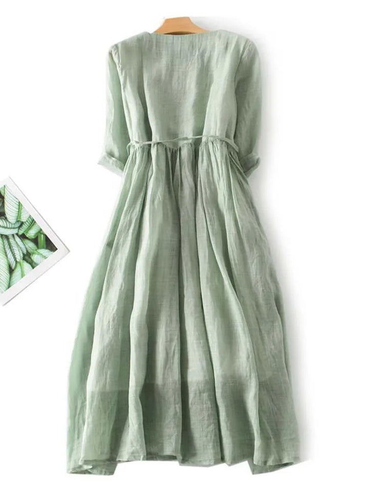 Solveig vintage inspired dress, alternate view