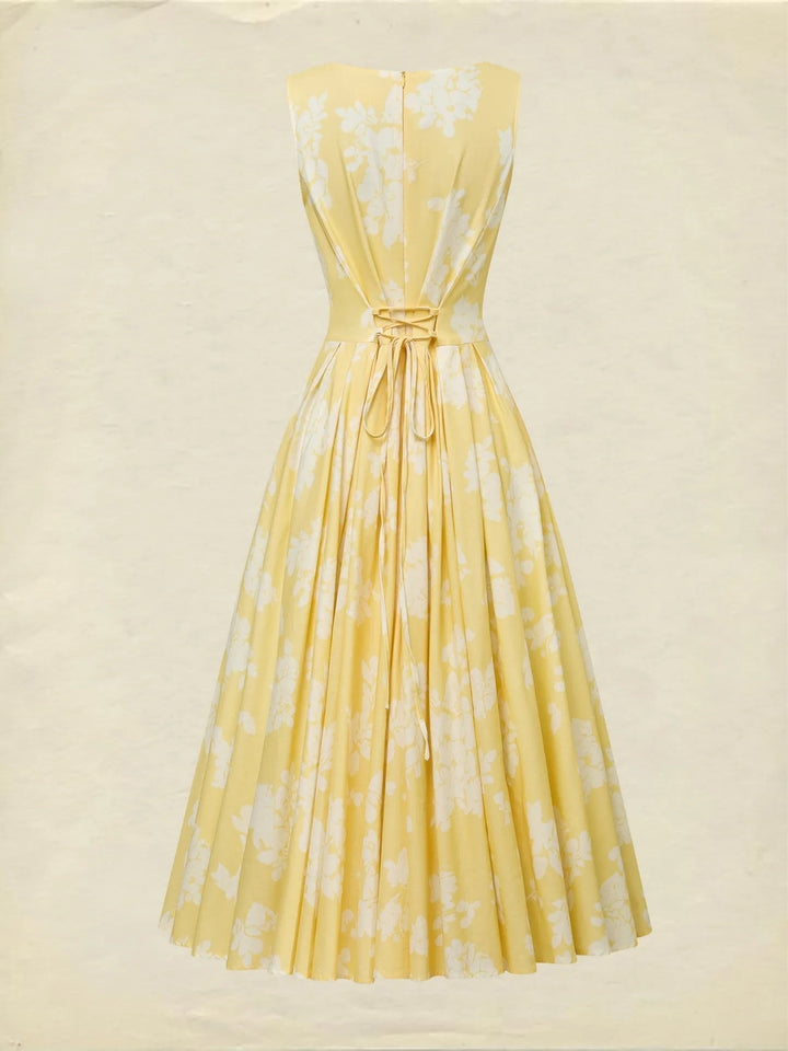 Josephine | Floral A-Line Midi Dress