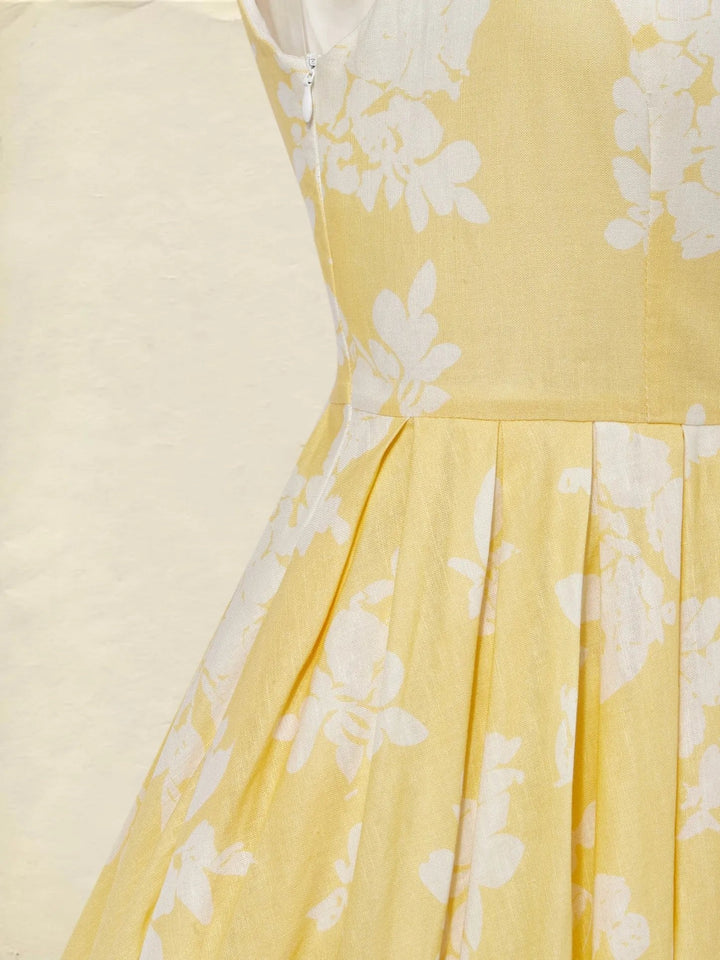 Josephine | Floral A-Line Midi Dress