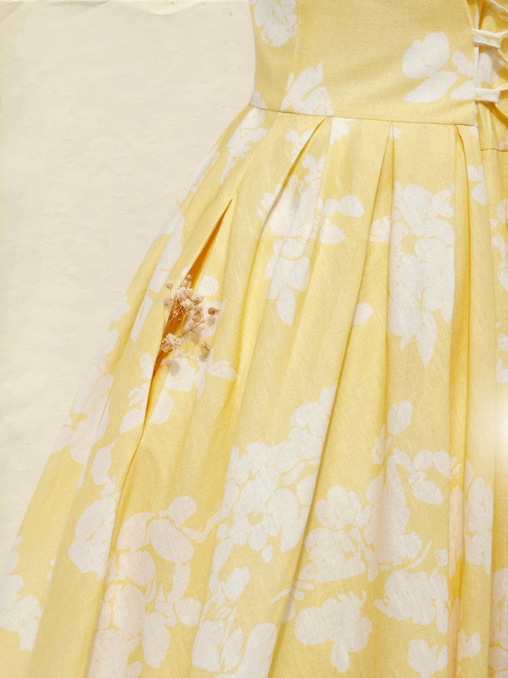 Josephine | Floral A-Line Midi Dress