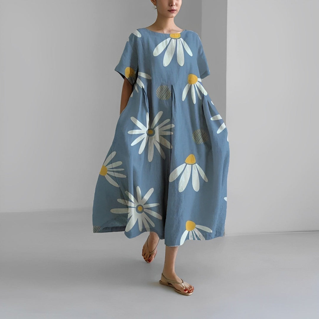 Rosamund | Bohemian Floral Print Dress